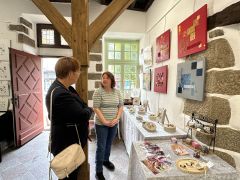 Visite d'une exposition artistique à Combourg