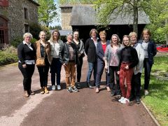 Rencontre avec des secrétaires de mairie à Saint-Pern