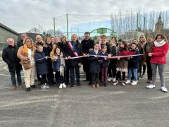 Inauguration du city-stade à Saint-Méen-le-Grand