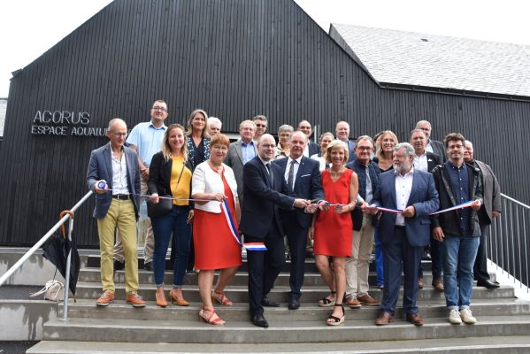 Inauguration de la piscine Acorus à Saint-Méen-le-Grand