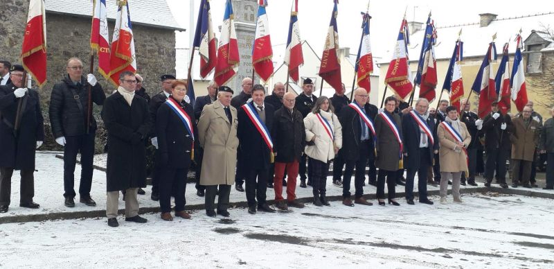 Hommage aux morts pour la France en Afrique du Nord à Breteil