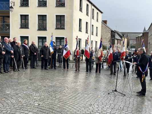 Commémoration du 11 novembre 1918 à Saint-Méen-le-Grand