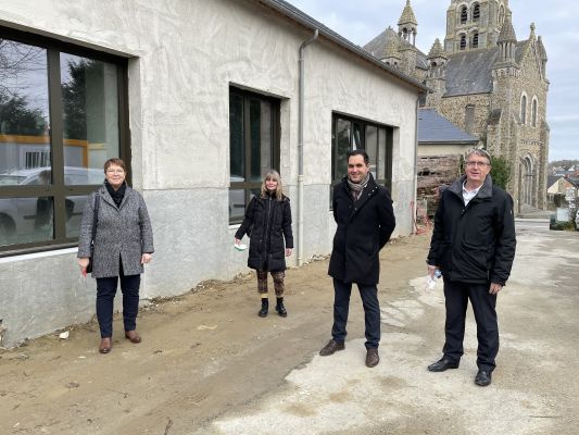 Visite du lycée Abbé Pierre à Tinténiac