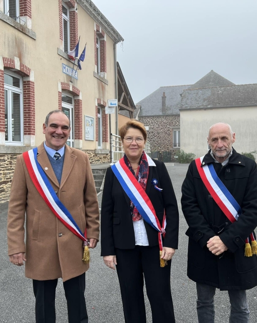 Commémoration du 11 novembre à Montauban-de-Bretagne et Saint-M'Hervon