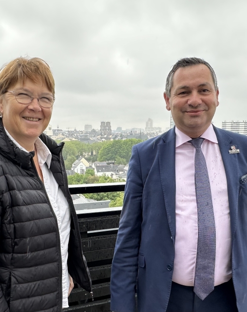 Rencontre avec le Président de Néotoa, bailleur social, à Rennes