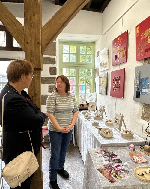 Visite d'une exposition artistique à Combourg