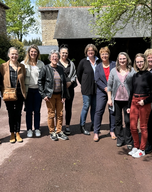 Rencontre avec des secrétaires de mairie à Saint-Pern