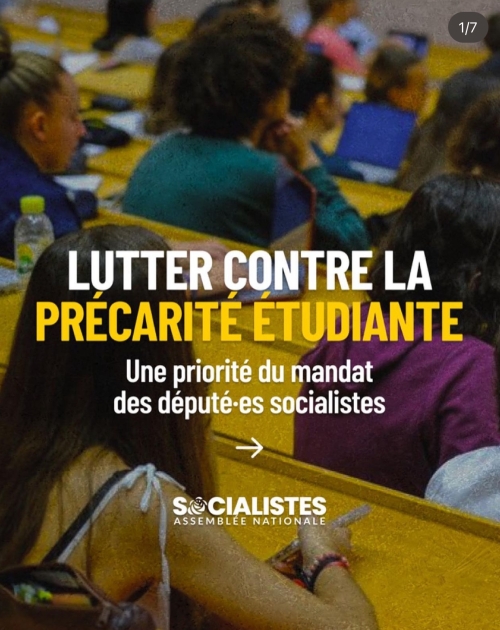 Lutter contre la précarité étudiante : une grande priorité